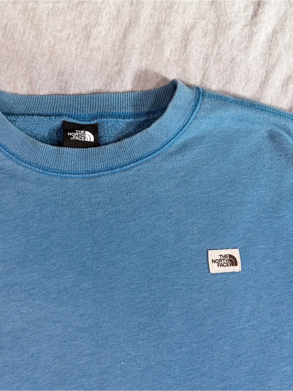The North Face Heritage Patch Crewneck Sweatshirt Blue Men’s Medium